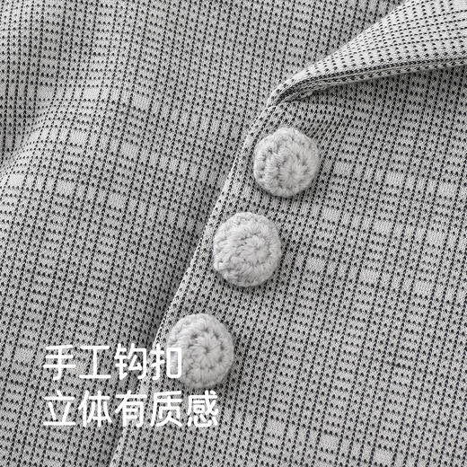 【高定系列】英氏婴儿连体衣秋冬新款保暖棉羊毛男宝宝外出服哈衣 商品图3