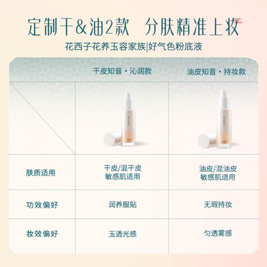 【门店专享】花西子玉方活颜凝脂持妆粉底液【油皮持妆款】-30ml 商品图6