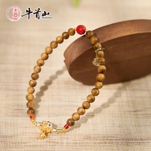 牛首山安之若素·绿棋楠单圈手串文创礼品创意国风礼物送闺蜜朋友 商品图4