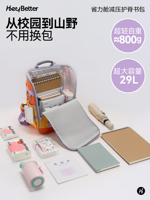 HeyBetter省力舱减压护脊书包 商品图4