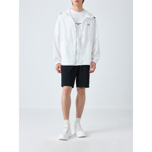 墨麦客 Archrona云感防晒科技 防紫外线字母印花男士连帽防晒衣薄 商品图3