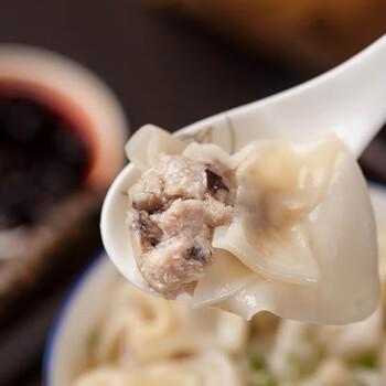 沈大成虾仁小馄饨2袋+鲜肉香菇小馄饨2袋552g48个早餐云吞 商品图2