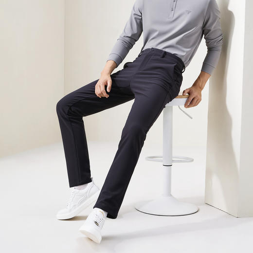 【肌理条纹】柒牌男士休闲裤2025秋冬新款商务休闲中青年直筒长裤129H70980 商品图1