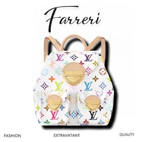 驴家M13081白三彩Venice 双肩包