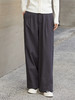早秋必备神裤！深灰直筒阔腿裤，简约百搭不挑人 商品缩略图0