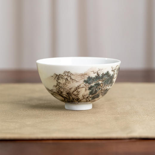 一儒堂鹤舞松溪杯 商品图1