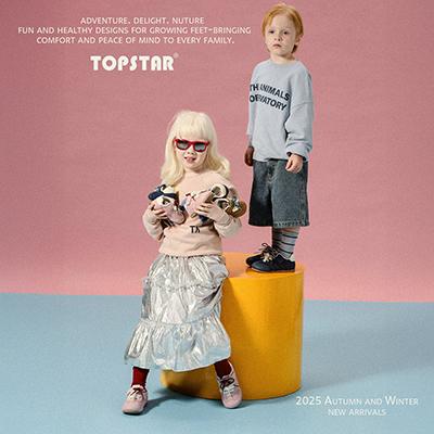 【25秋季新品】TOPSTAR软底儿童运动鞋女童休闲鞋透气男童复古单鞋6049 商品图4