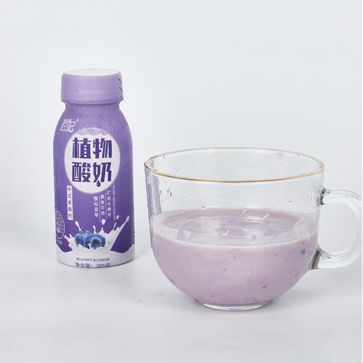 植物果粒酸奶 | 205g*6瓶 黄桃/草莓/蓝莓 植物蛋白 大果肉 豆妃「下单后72小时内发货」 商品图2