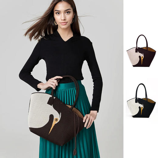 一体化编织环保飞织包SevenMolly小众设计师品牌 商品图7