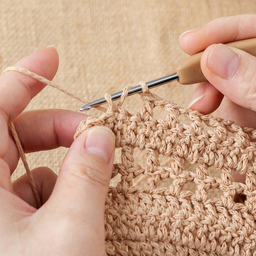 苏苏姐家云小骨空心棉腈手编线帽子家居包包手编线 商品图3