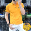 潮男欧货男装短袖Polo衫修身型时尚百搭男士上衣休闲夏季衣服    JYYP-G31#长城扁机 商品缩略图2