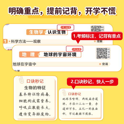 小四门新初一必背一本全 商品图11