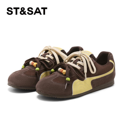 星期六时尚撞色复古舒适赛车鞋SSD3112WEU 商品图6