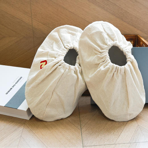 娜家棉麻布艺防滑鞋套 商品图1