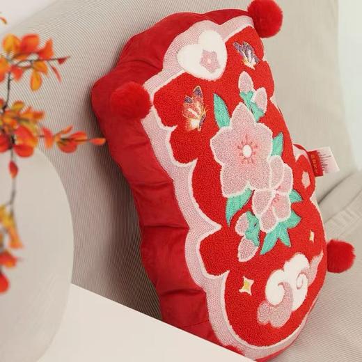 故宫 桃喜满满装饰抱枕 商品图4