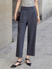 约高级风！深灰直筒九分裤，垂坠质感超百搭 商品缩略图0