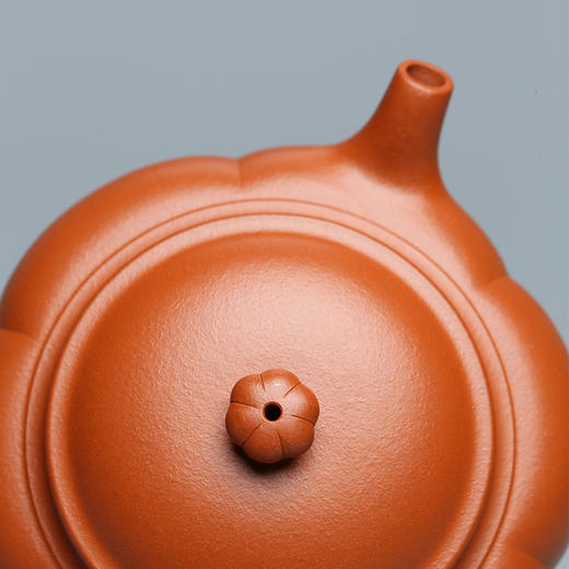 百年紫砂品牌铁画轩出品 小煤窑朱泥 花蕾紫砂壶160ml 商品图4