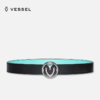 VESSEL新款高尔夫潮牌男女皮带圆形不锈钢皮带头正反双色可用皮带 BE01118  BE02118 商品缩略图2