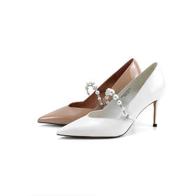 Westory2025年秋季尖头高跟单鞋职场玛丽珍名媛风浅口单鞋75701-75711