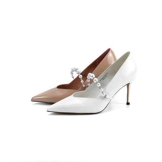 Westory2025年秋季尖头高跟单鞋职场玛丽珍名媛风浅口单鞋75701-75711 商品图0