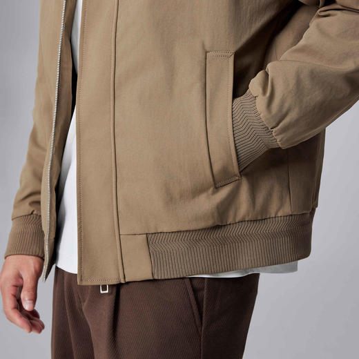 墨麦客男装棉感斜纹翻领羽绒服男2024冬季新款鸭绒短款保暖外套男 商品图4