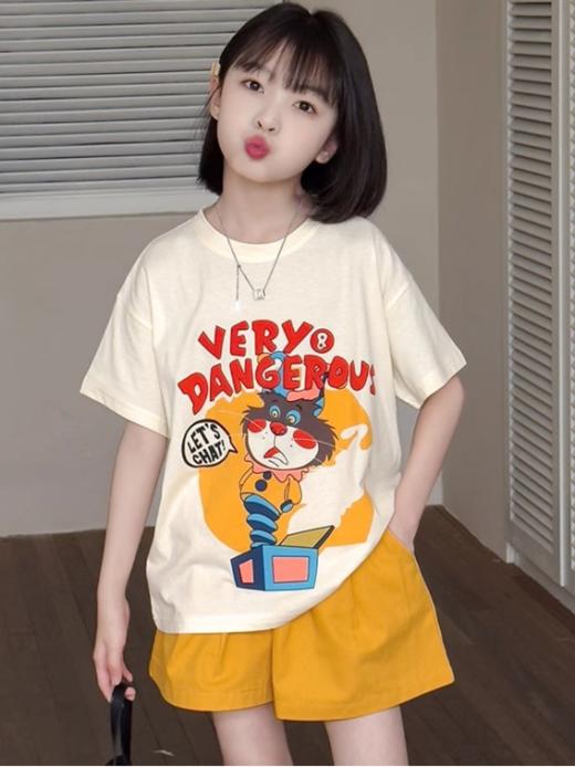 🔮玩转夏日多巴胺💦轻松拿捏可爱穿搭首选‼️【吉米故事▪夏日元气猫咪套装】🔆高饱和多巴胺色系清新亮眼，拍照超级出片📸奶酷又好穿，妥妥夏日C位～ 商品图1