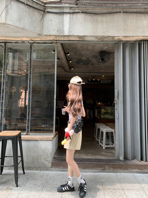 【99元任选2件】微信打折价！条纹斜肩短袖T恤 商品图6