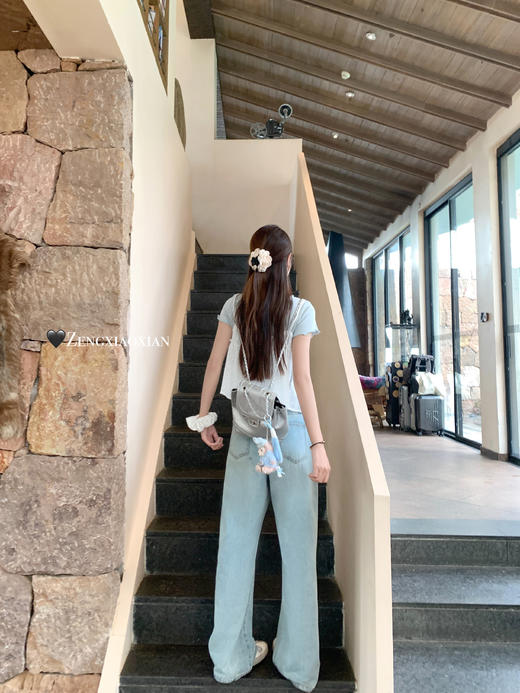 【129元任选2件】现货！叠穿蕾丝吊带短袖T 商品图11