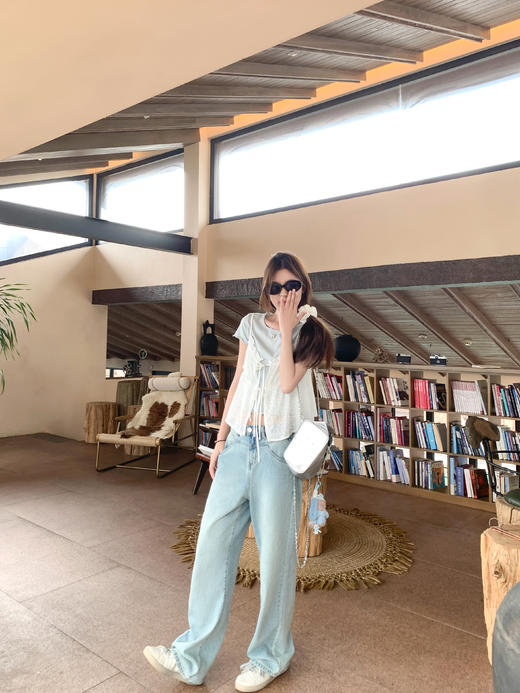 【129元任选2件】现货！叠穿蕾丝吊带短袖T 商品图12