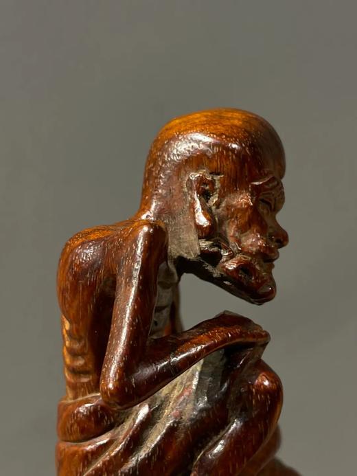 黄花梨雕雪山大士坐像，顺丰包邮 商品图12