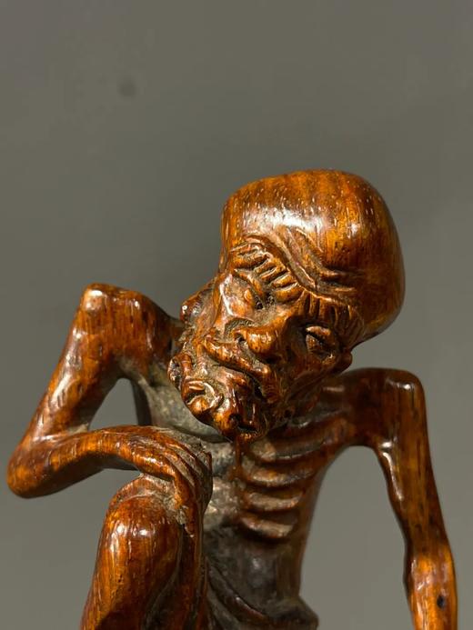 黄花梨雕雪山大士坐像，顺丰包邮 商品图8