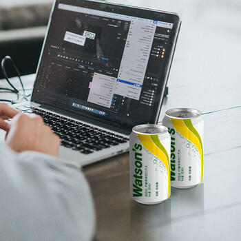 屈臣氏（Watsons）苏打水柠檬草味含汽气泡水饮料0脂低糖解腻调酒330mL*24罐整箱 商品图7