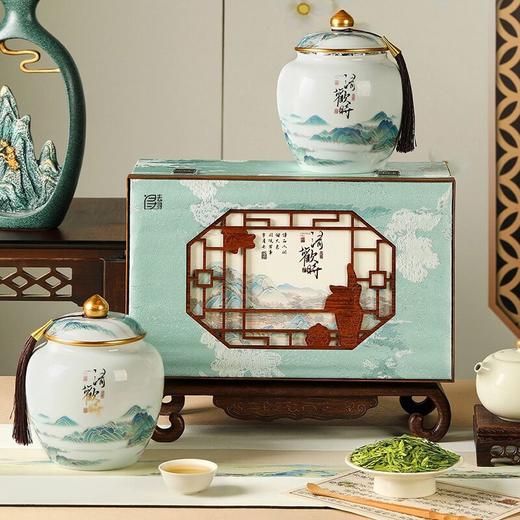 【一品江南礼盒】去寻头春头采明前特级龙井茶罐国风高奢茶礼送礼茶叶 商品图3