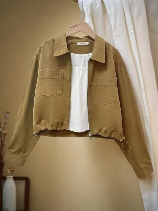 【时装系列】ME TOWN'S  S38 天丝棉可抽绳短款外套M1-2-喜出 商品图3