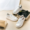 千百度厚底轻便小白鞋女款增高休闲板鞋透气运动鞋A25470663 商品缩略图1