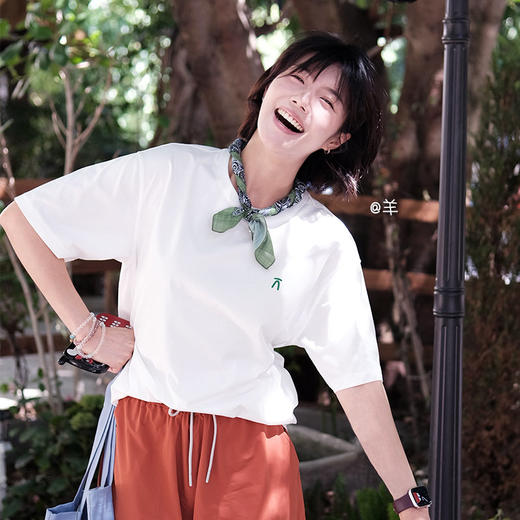 【出游季特惠】ACMEITEM 爱棵米· 户外动物印花圆领T恤短袖GAG3440841E 商品图2