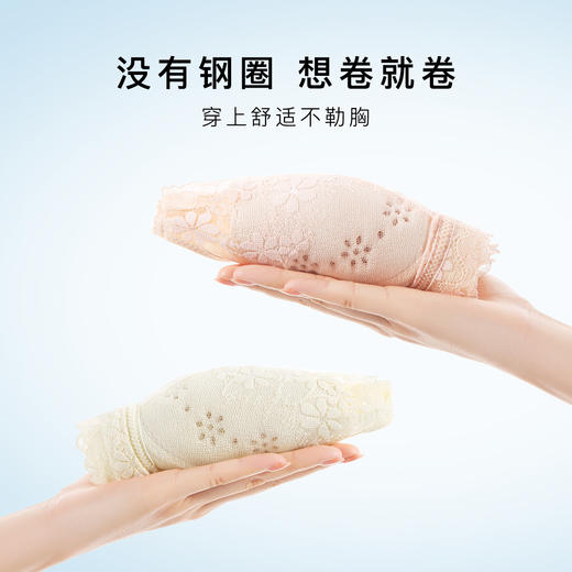 【透气洞洞杯】时尚蕾丝上托聚拢内衣女轻薄有型收副乳无钢圈文胸桃花仙姿 商品图6