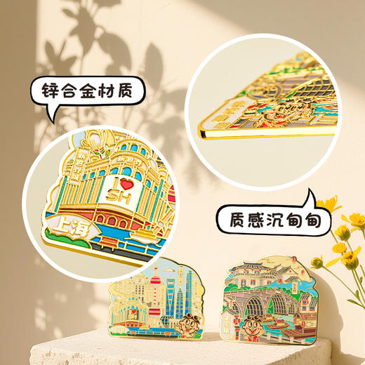 旺仔城市系列冰箱贴 商品图3