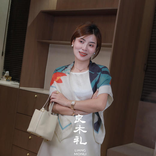 【不退不换】【部分现货】务必干洗|良木礼羊绒方巾（0712） 商品图1