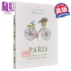 【中商原版】巴黎印象 涂色艺术图鉴 Paris 英文原版 Zoe de Las Cases 法国巴黎建筑 涂色书 商品缩略图0