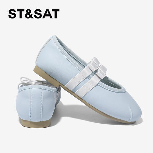 【童鞋】星期六法式芭蕾风双条带女童玛丽珍SSD3191U0X 商品图9