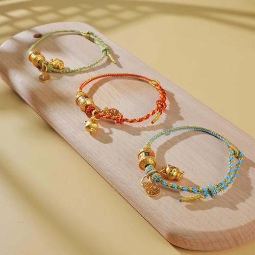 牛首山文创生肖守护红绳手链手工编织本命年男女小红绳铜手串礼物 商品图2