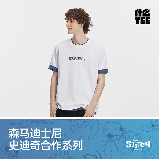[商场同款]森马史迪奇合作系列短袖T恤男2025秋新款卡通印花上衣 商品图4