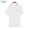 NUTS商场同款夏季白色简约百搭宽松显瘦短袖T恤423021079 商品缩略图0