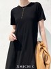 【限八一促】【超值特卖】HEMI 品质350902拼接蓬蓬气质小黑裙连衣裙-喜出 商品缩略图7