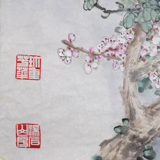 叶泉《光辉自有傲霜心》国画原作68CM*68CM 手绘宣纸花卉作品 商品图3