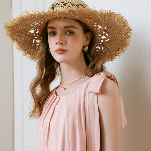 【商场同款】诗凡黎可露丽风连衣裙2025夏新款无袖长裙3G5190481 商品图4