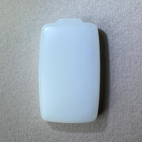 和田玉（白玉）挂件--无事牌/60*36*12mm/61.7g