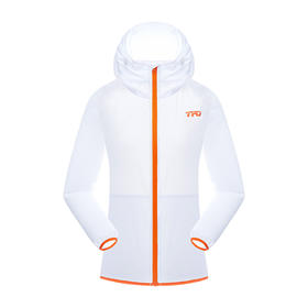 TFO 女款透气弹力防晒连帽皮肤风衣 6332179