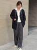 通勤必备黑色中长款西装外套 百搭又高级 气质拉满 商品缩略图1